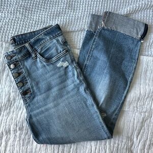 Kut From the Kloth CATHERINE HIGH RISE FAB AB BOYFRIEND Size 12